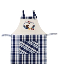 Gallinella - 3-piece embroidered kitchen set
