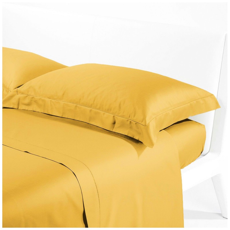 Satin - Double Bed Sheet Set in Cotton Satin by Corredo Italiano®