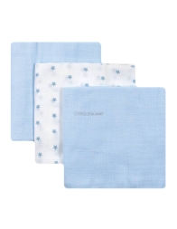 3-pack Muslins cotton by Nancy Baby 507AZ