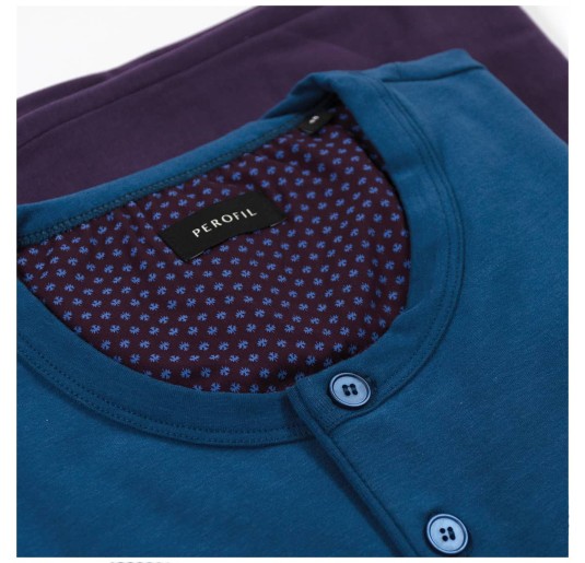 Warm cotton interlock pajamas by Perofil VPRT91237 2
