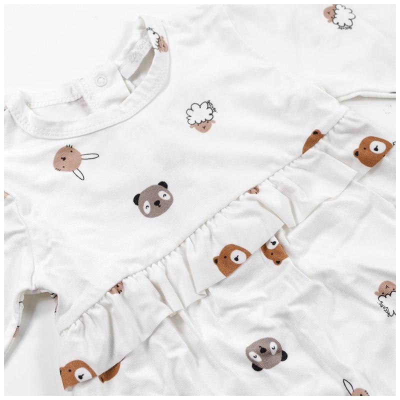 Newborn Baby Girl Romper in Bamboo...