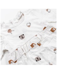 Tutina neonata in jersey di Bamboo Coccode' C60039