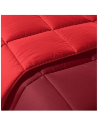 Bicolor - trapunta invernale in cotone di Caleffi - Bordeaux