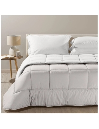 Bicolor - trapunta invernale in cotone di Caleffi - Sabbia