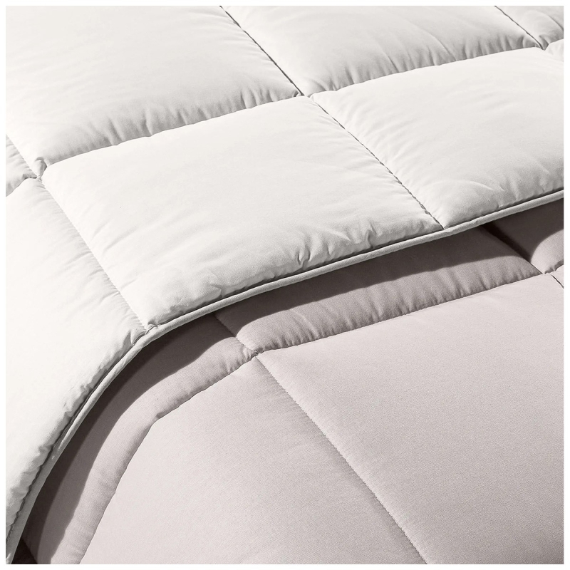 Bicolor - trapunta invernale in cotone di Caleffi - Sabbia