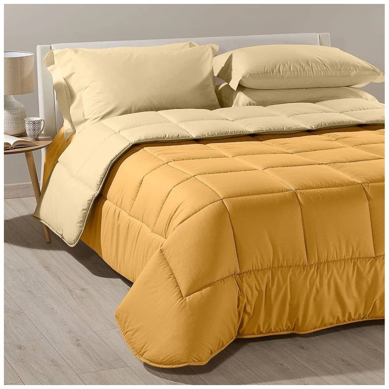 Trapunta matrimoniale bicolor