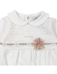 Baby girl cotton jersey romper Le Chicche TU7020