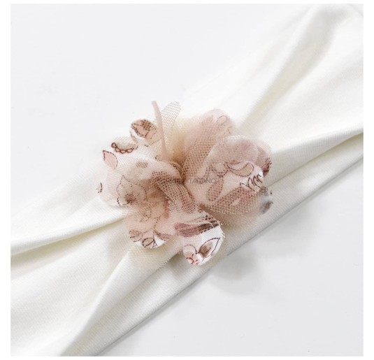 Fascetta capelli neonata in cotone by Le Chicche FA7020PA 2