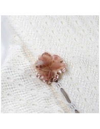 Newborn baby girl first layette set in cotton Le Chicche CO7020PA