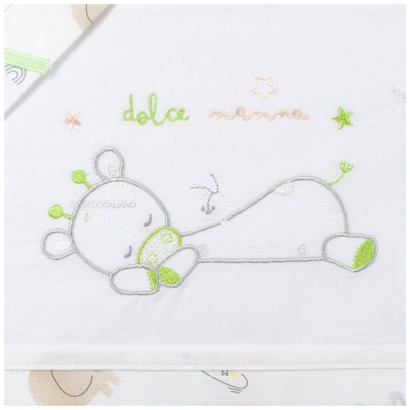 Giraffe - Cradle bed sheet set Mio Piccolo LC362