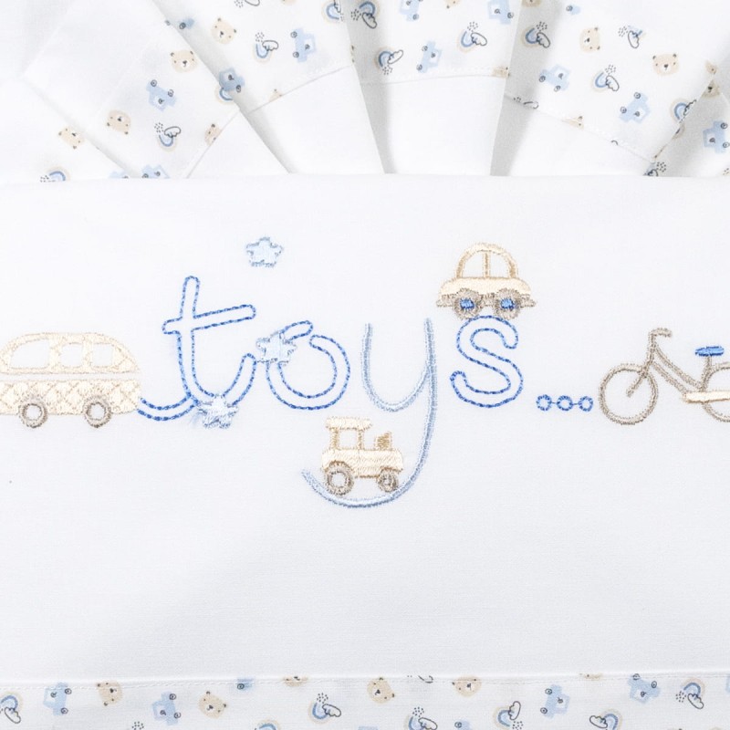 Toys - Cradle Pram sheet set by...