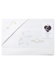 MaxiCradle sheet set Next to me by Nazareno Gabrielli NC301640PA