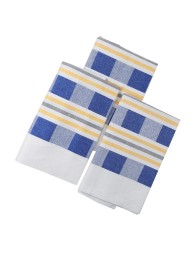 Capri - Set of 3 kitchen towels in pure cotton 55x75 cm