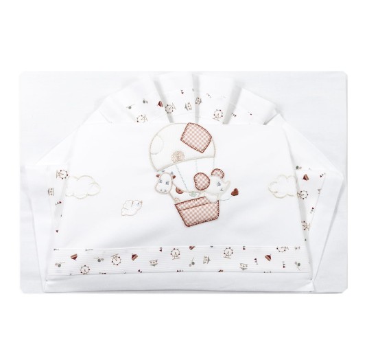 Balloon - Cradle Pram sheet set by Fatina LC03331 2