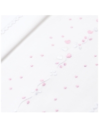 Lenzuolino ricamato a mano culla carrozzina LC45348RR