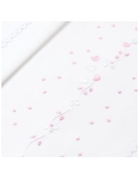 Cradle pram sheet set embroidered by hand LC45348RR