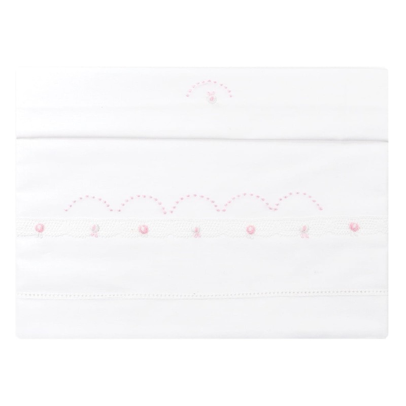 Cradle pram sheet set embroidered by...