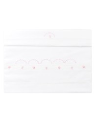 Cradle pram sheet set embroidered by hand LC45346RR