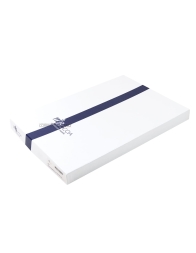 Set di 6 Asciugamani in puro lino con orlo a giorno - Corredoitaliano.com