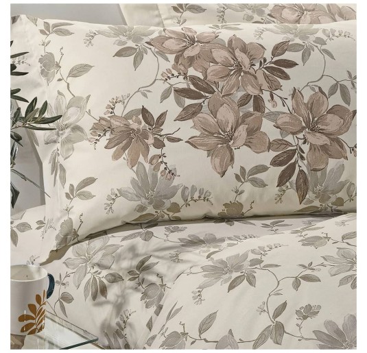 Loto - set lenzuola in cotone Caleffi letto matrimoniale 2