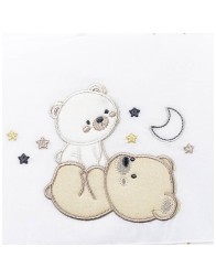 Orsetti e Luna - Set lenzuola lettino baby Bruco Bruco EL2120