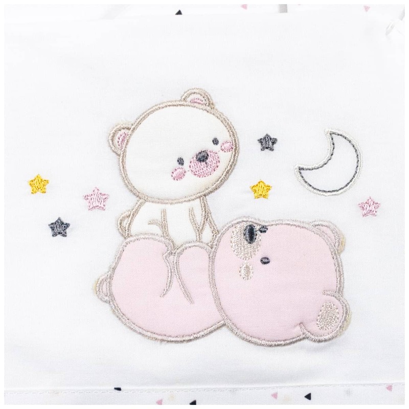 Orsetti e Luna - Set lenzuola lettino...