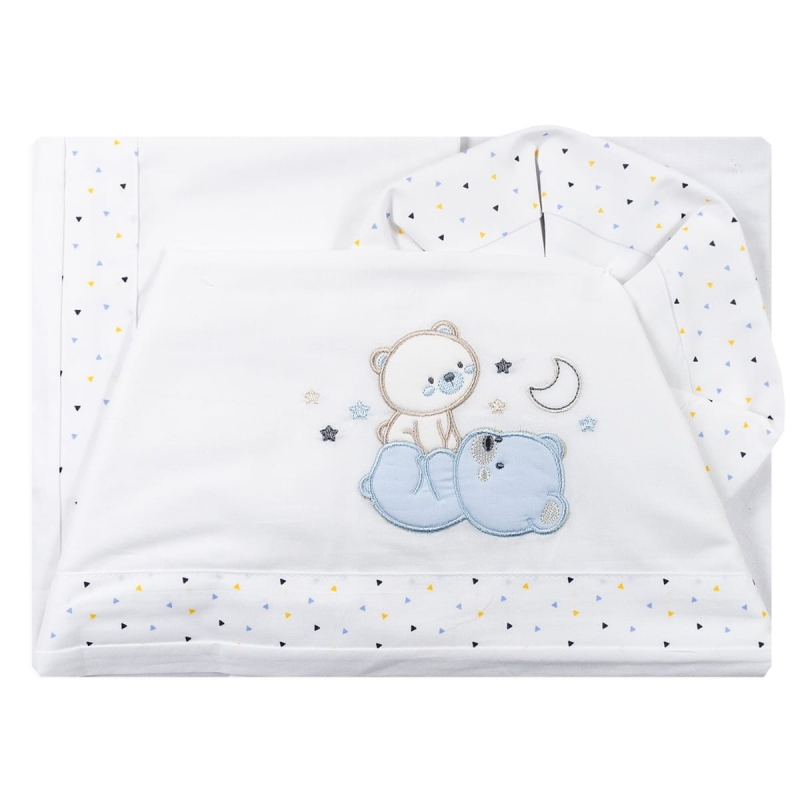 Bears and Moon - Crib Cot sheet set...