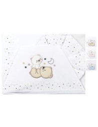 Orsetti e Luna - Set lenzuola lettino baby Bruco Bruco EL2120