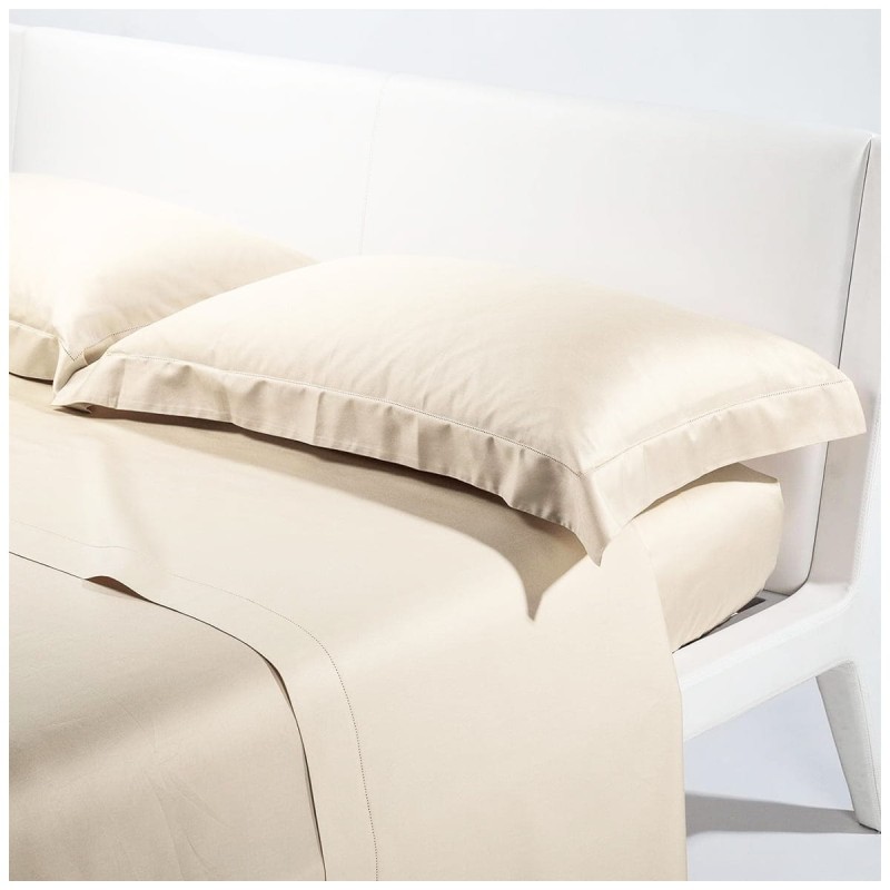 Satin - Double Bed Sheet Set in Cotton Satin by Corredo Italiano®