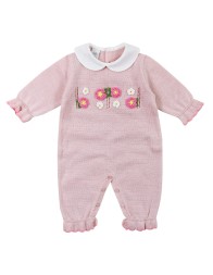 Baby girl cotton tricot romper by Stella EB4410A