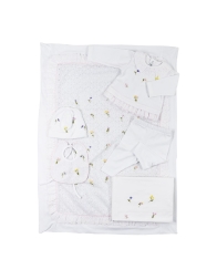 Newborn Layette Set in Cotton by Teneri & Belli COC356B