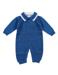 Set corredino prima nascita neonato in filo tricot by Prime Emozioni PE1141