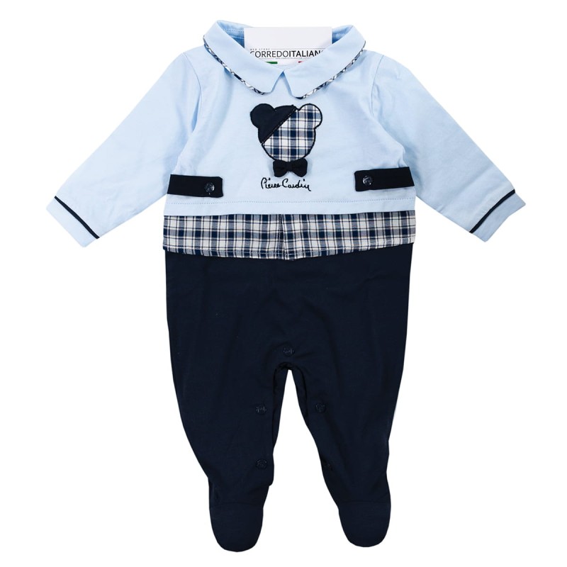 Tutina in cotone con colletto Pierre Cardin PCT564BL