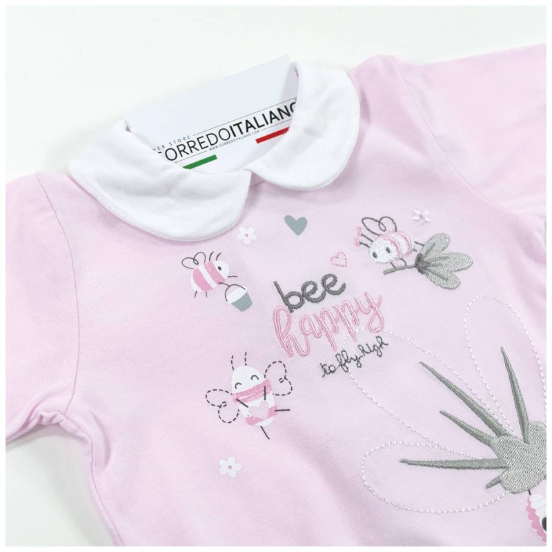 Embroidered cotton romper by Ellepi...