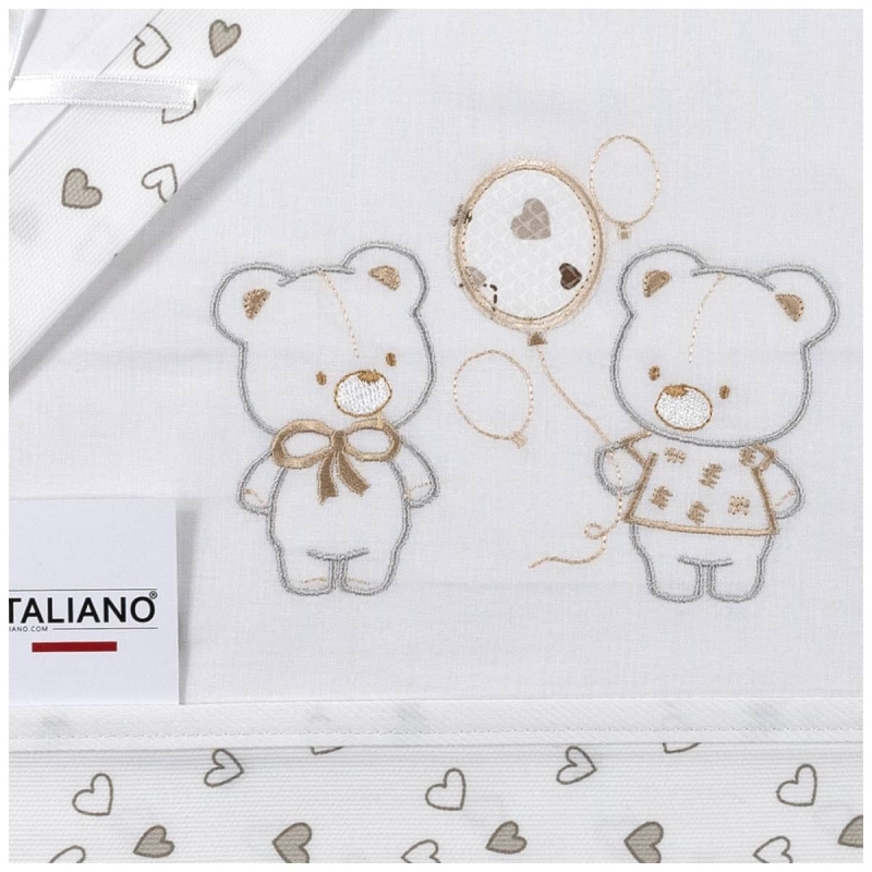 Set lenzuolino culla lettino Mio Piccolo LL14363