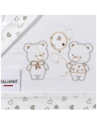 Set lenzuolino culla lettino Mio Piccolo LL14363