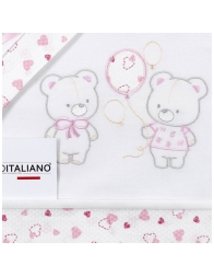 Cradle Pram sheet set cotton - LC13363 - Mio Piccolo