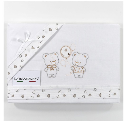 Cradle Pram sheet set by Mio Piccolo LC13363 2