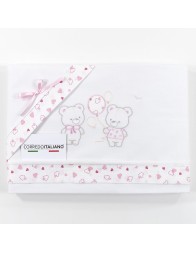 Cot crib sheet set Mio Piccolo LL14363