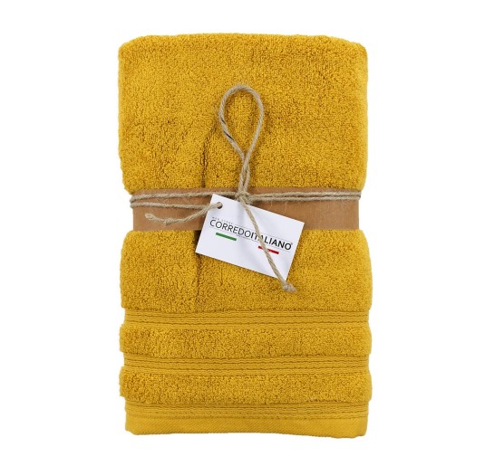 Soffio - Towel + Guest set by Corredo Italiano® Terry cotton 650 gr/mq 2