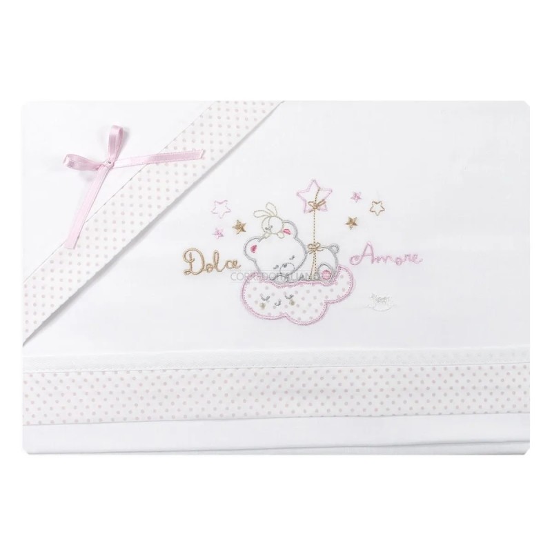 Cot bed sheet set Mio Piccolo LL504AZ