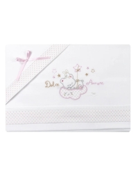 Cot bed sheet set Mio Piccolo LL504