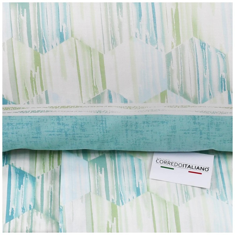 Painting - single bed sheet set cotton by ALLDays - Aquamarine