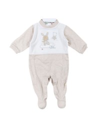 Embroidered cotton romper by Ellepi BQ3388