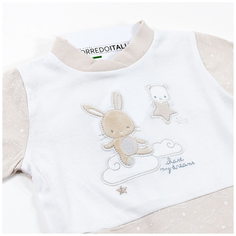 Embroidered cotton romper by Ellepi...