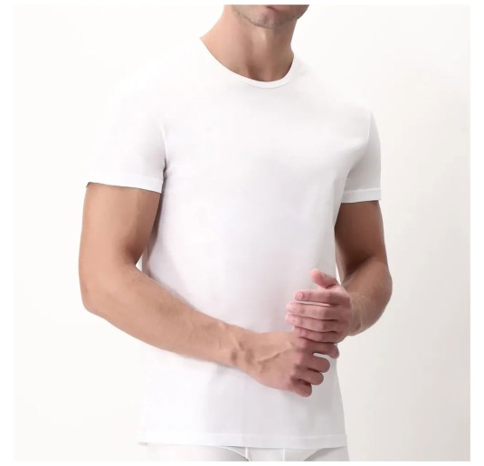 Set di 3 T-Shirt girocollo Active Perla Filoscozia Perofil VPRT00320/3 2