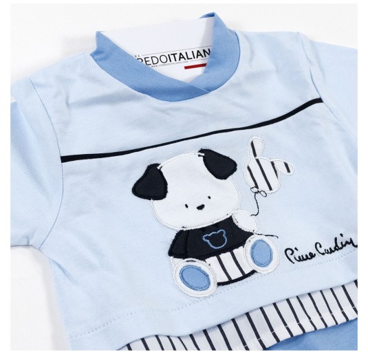 Tutina in cotone con cucciolo Pierre Cardin PCT562 2