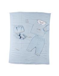 Newborn Layette Set in Tricot Knit by Stella EB73BA25