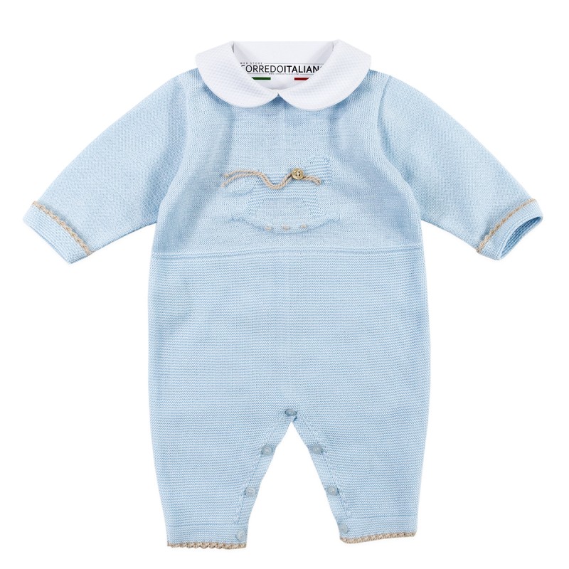 Newborn Layette Set in Tricot Knit by... Newborn Layette Set in Tricot Knit by...