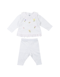 Newborn Layette Set in Cotton by Teneri & Belli COC356B